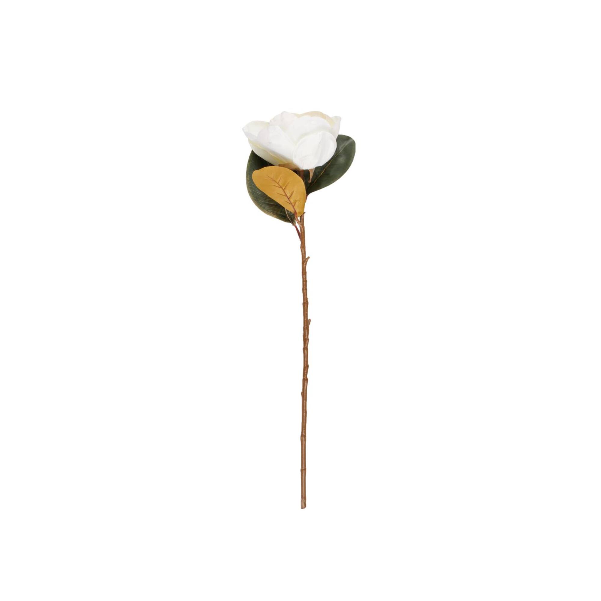 30" White Magnolia Artificial Flower Stem, 6ct.
